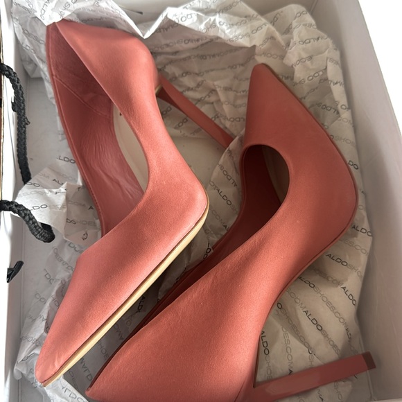 Aldo Women's Kennedy Heels coral 👠 - Picture 8 of 8